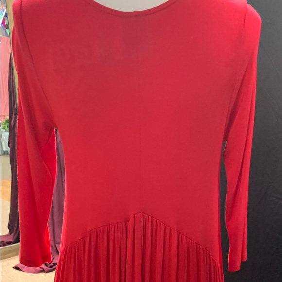 Agnes & Dora Red Muse Midi Dress - Picture 5 of 7